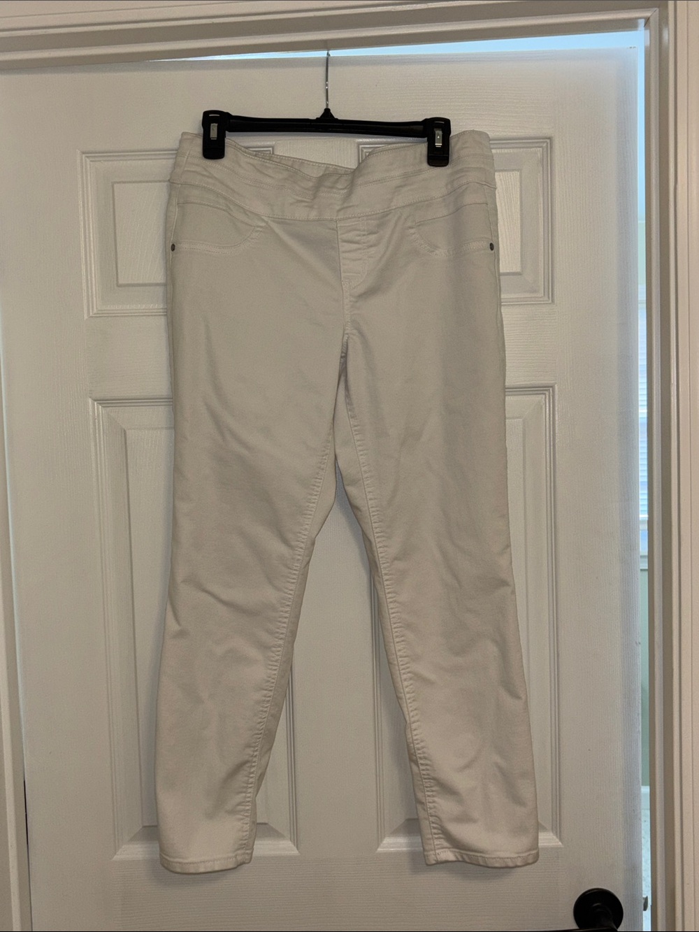 Style & Co White Slim Straight Pants